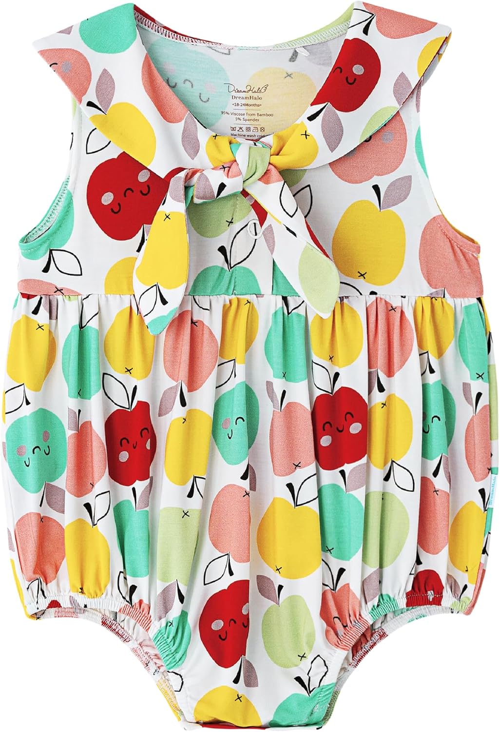 Baby Girl Bodysuit Toddler Infant Sleeveless Snap Clothes Girls Summer Outfit Jumpsuit Bamboo Viscose