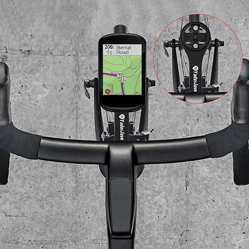 Miniatura 4 de Soporte para computadora de bicicleta, soportes delanteros para bicicletas de carretera, manillar integrado, montaje combinado de computadora GPS de