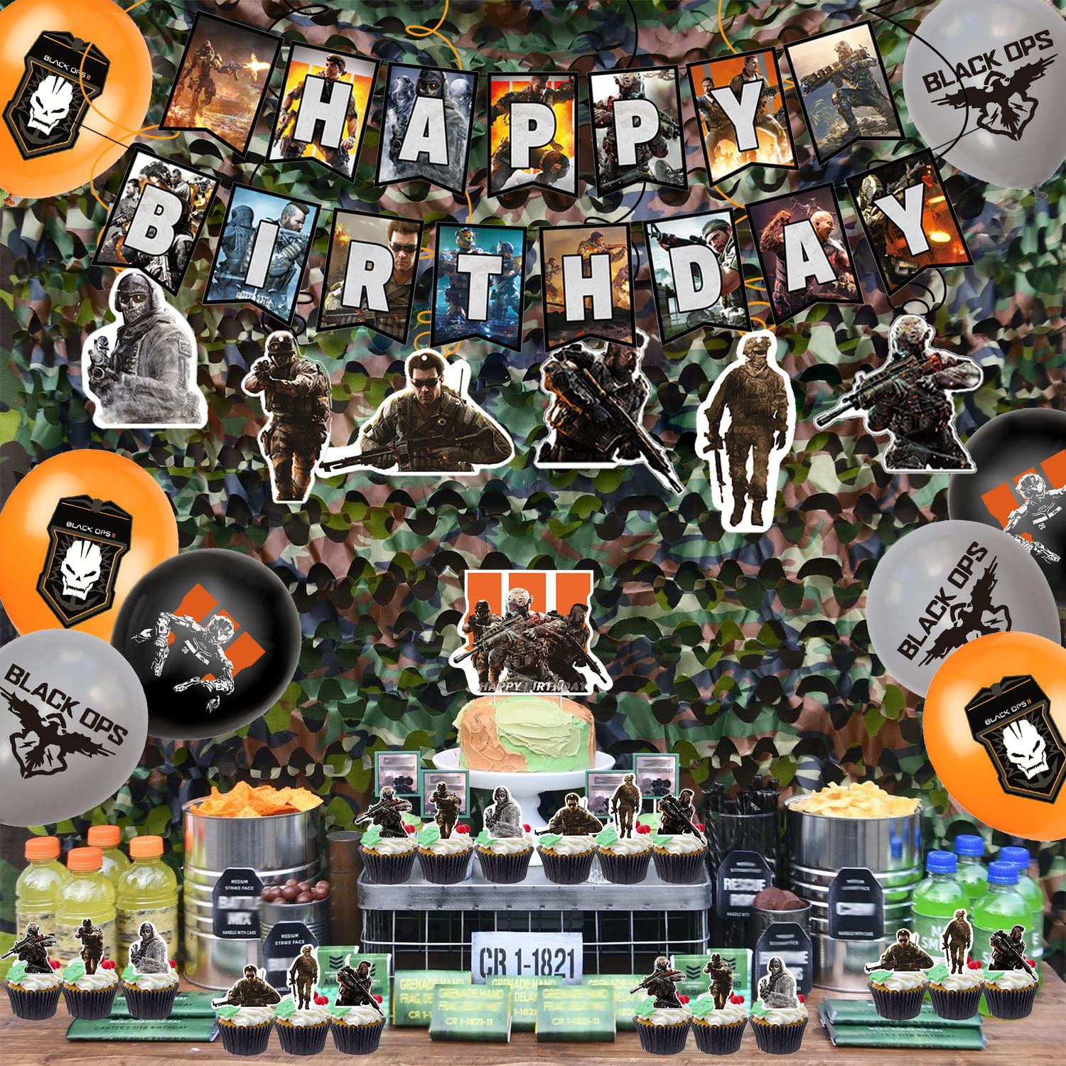 Call Of Duty Birthday Theme Call Of Duty Birthday Party Pretty My