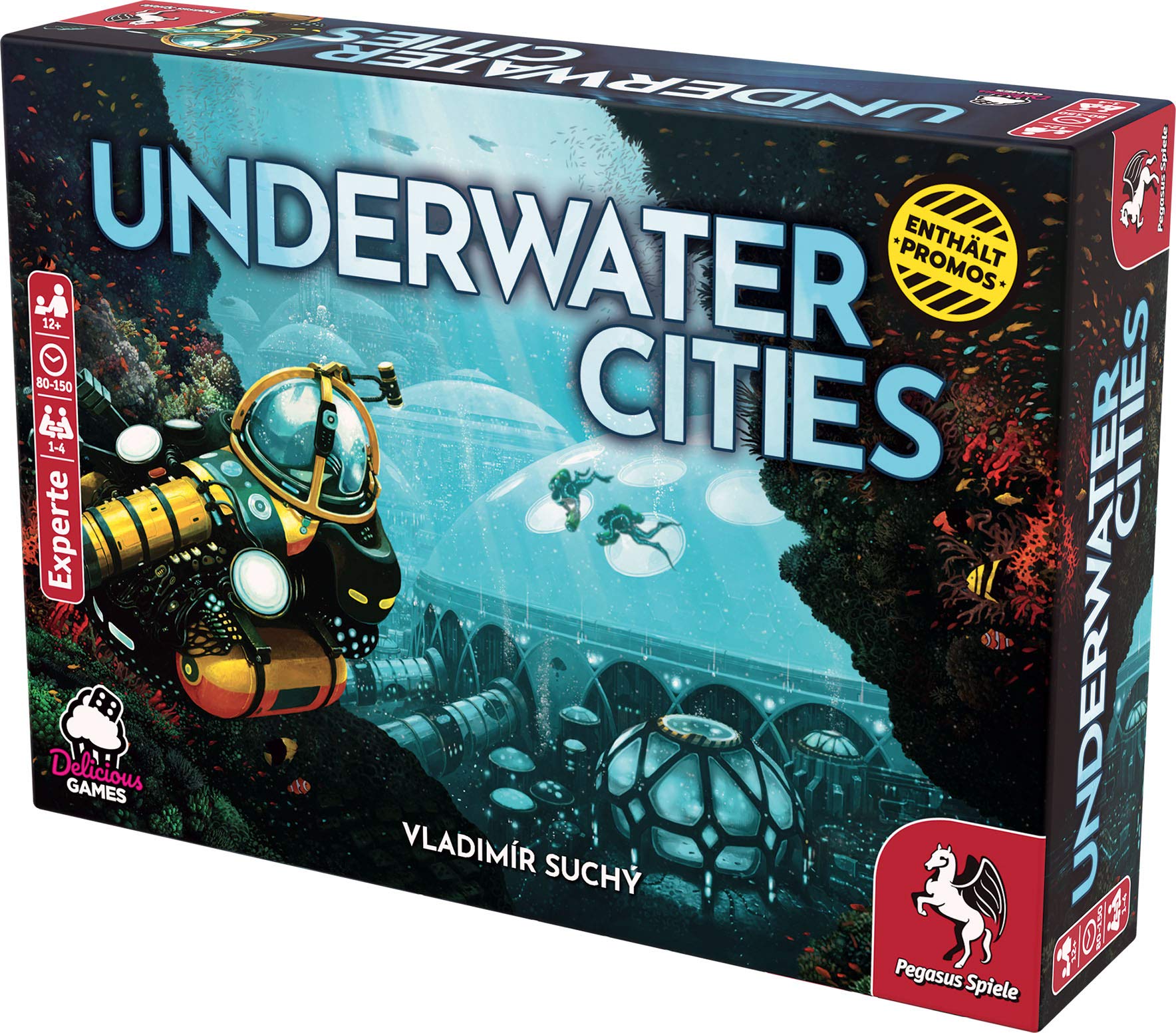 Pegasus Spiele 51905G - Underwater Cities (deutsche Ausgabe) *Empfohlen Kennerspiel 2020*