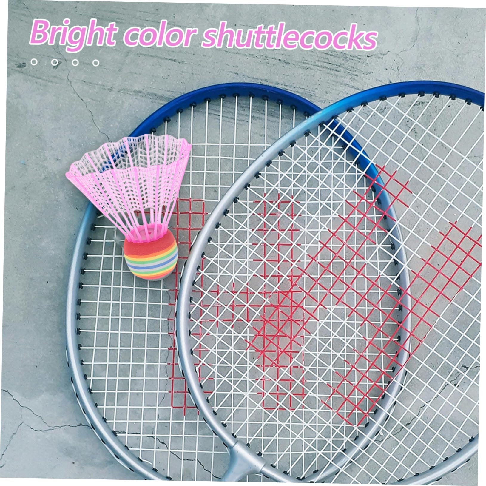 Federbälle Für Draußen 12-teiliges Federball-Set – Bunte Schaumstoffbälle Für Badminton, Outdoor-Sport Pokemon Ball Set