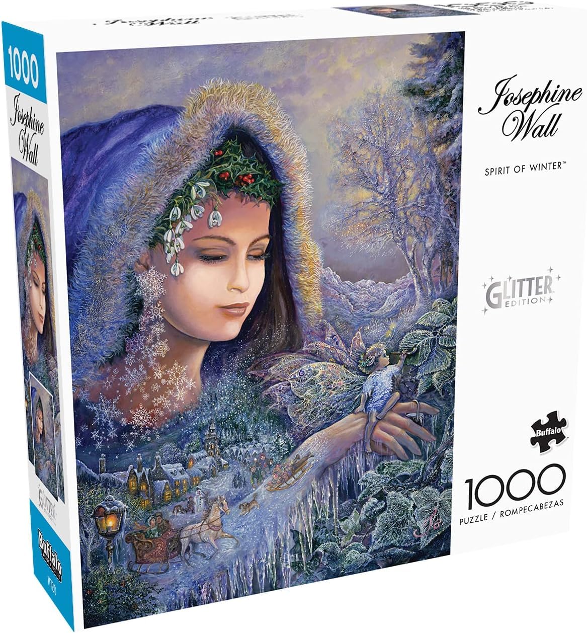 Buffalo Games - JoWall - Spirit of Winter - Puzzle de 1000 pièces pour Adultes - Puzzle Stimulant Parfait pour Les soirées de Jeu
