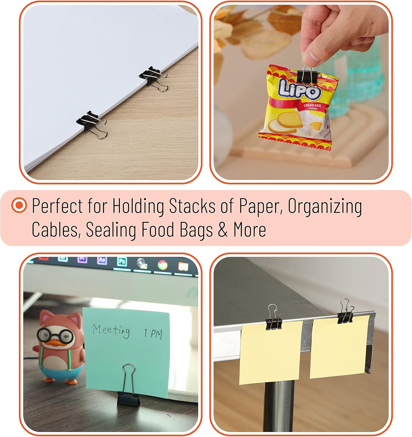 Mr. Pen- Binder Clips, Small Binder Clips, 50Pack, 0.75 in, Black, Small Clips, Paper Binder Clips, Binder Clips Small Size,Small Paper Clips, Office Clips, Micro Binder Clips, Mini Binder Clips : Office Products