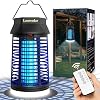 Loowoko Electric Insect Killer with Remote Control 4200 V Mosquito Lamp with LED Light Waterproof Fly Trap Electric Mosquito Killer Anti Mosquito Lamp for Indoor Outdoor Home Patio
