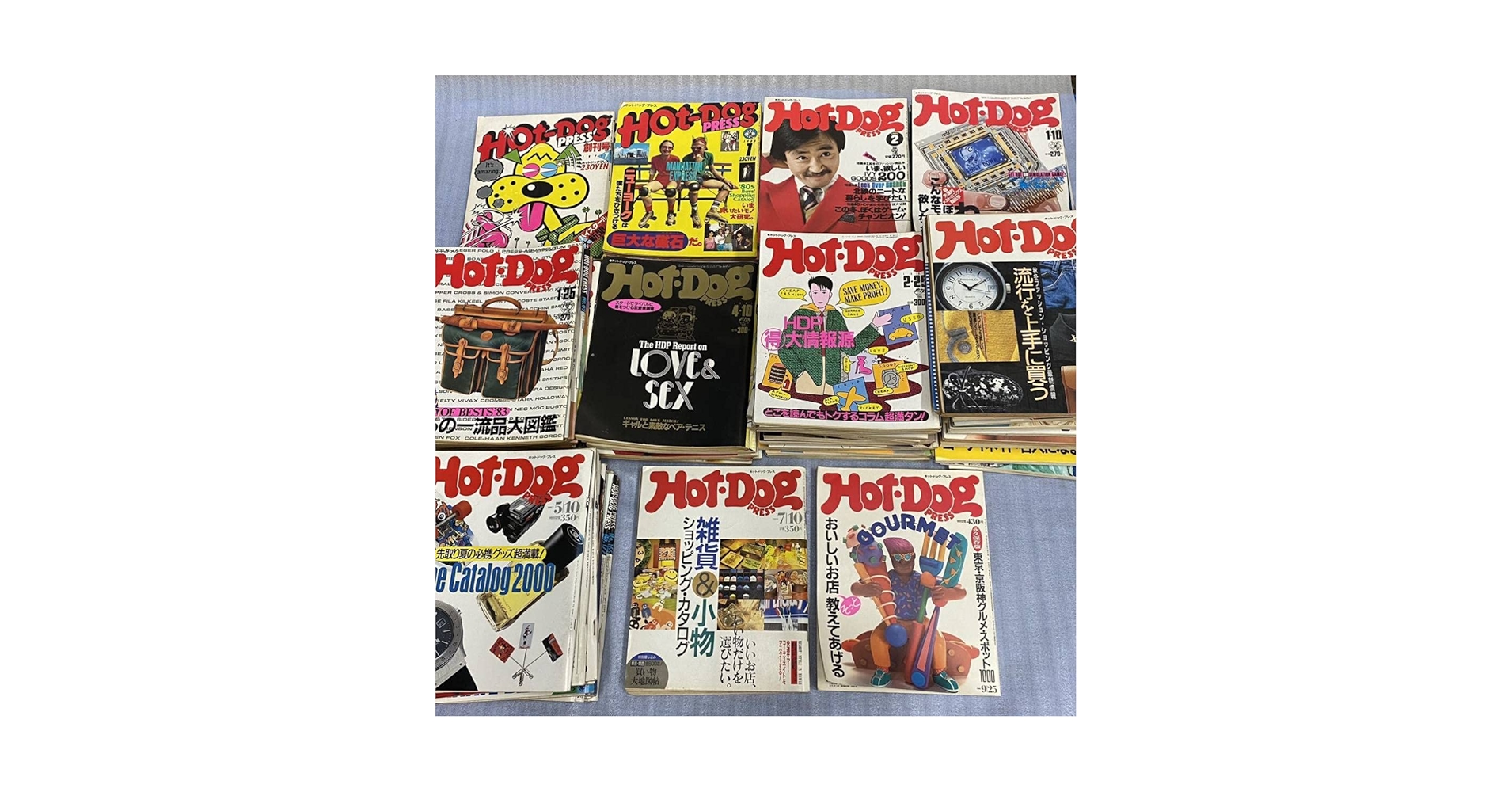 【創刊1周年分&バインダー付き】Hot Dog PRESS 12冊セット 創刊1周年分&バインダー付き】Hot Dog PRESS 12冊セット
