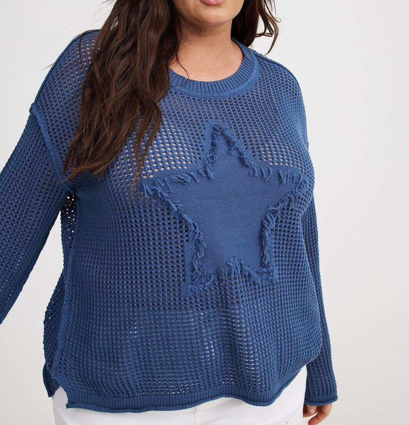 Torrid Women's Plus Size Crew Neck Pullover