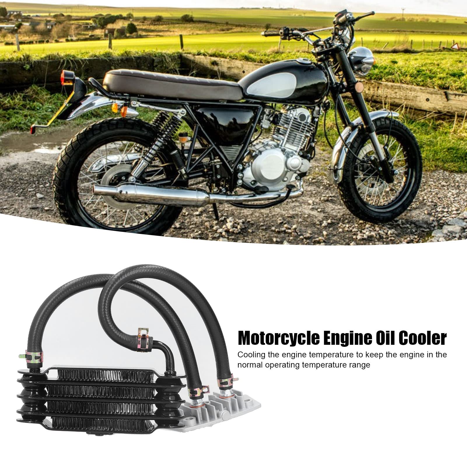 C50エンジン　ヨシムラオイルクーラー付き C50エンジン ヨシムラオイルクーラー付き すりむき
