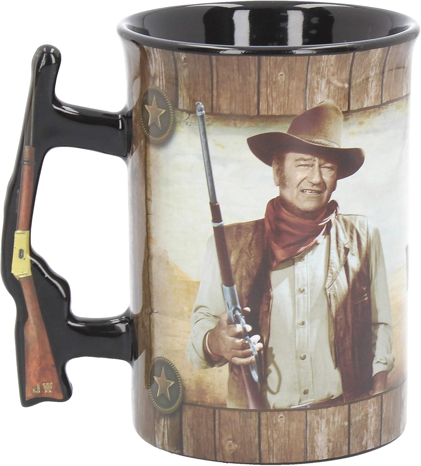 Nemesis Now C3624J7 John Wayne A Mans Gotta Do Mug 13cm Brown, 16cm