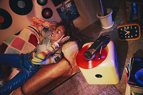 Miniatura 9 de AudioTechnica AT-SB727 Sound Burger - Tocadiscos portátil con Bluetooth (amarillo)