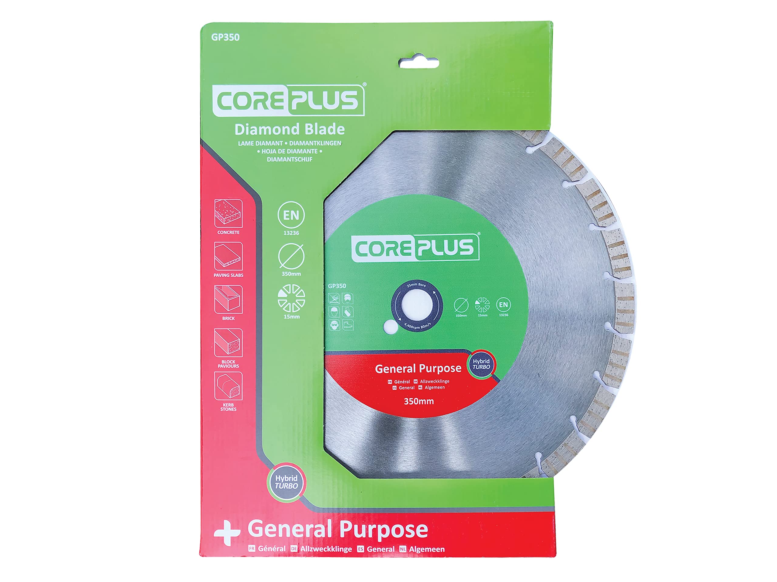 Coreplus Cordbgp350 General Purpose Diamond Blades 350Mm (Box Of 1)