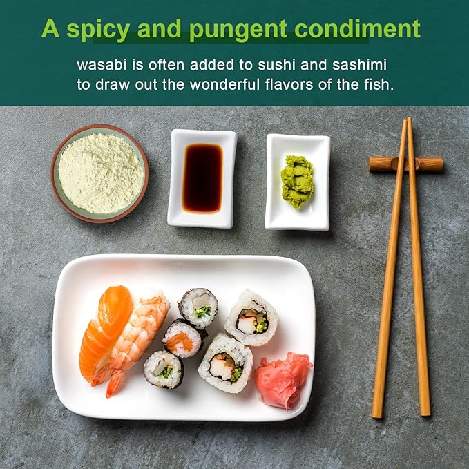 Polvo de Wasabi Soeos Premium 8oz (227g) - Sin Gluten - Sin Conservantes miniatura 5