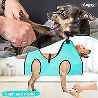 Vista 34 de Pet Dog Grooming Hammock Harness for Medium Dogs Nail Trimming, Dog Sling for Cutting Nails, Dog Hanging Holder Hanger for Clipping Nails with Nail