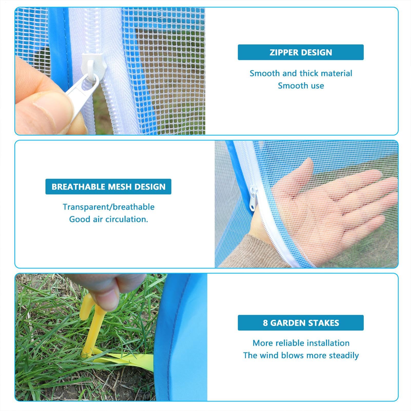 Indoor Kitten Enclosure - Reversible Sun Protection Pet Laufstall | Multifunktionales Katzengehege für Reisen, Spielen im Freien, Rasen, Garten, Boden, tragbarer sicherer Platz für Kätzchen und kleine