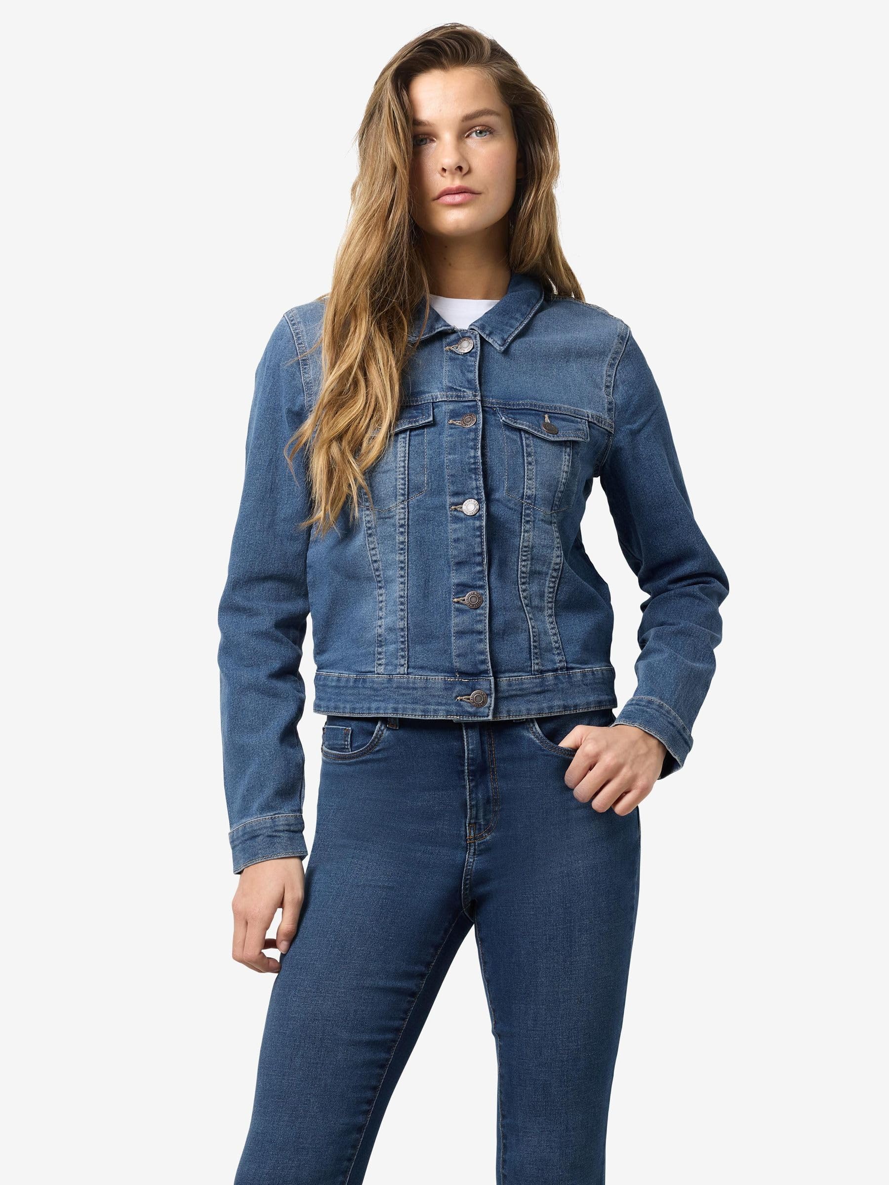 NOISY MAY Debra Denim Mujer Chaqueta Tejana Azul
