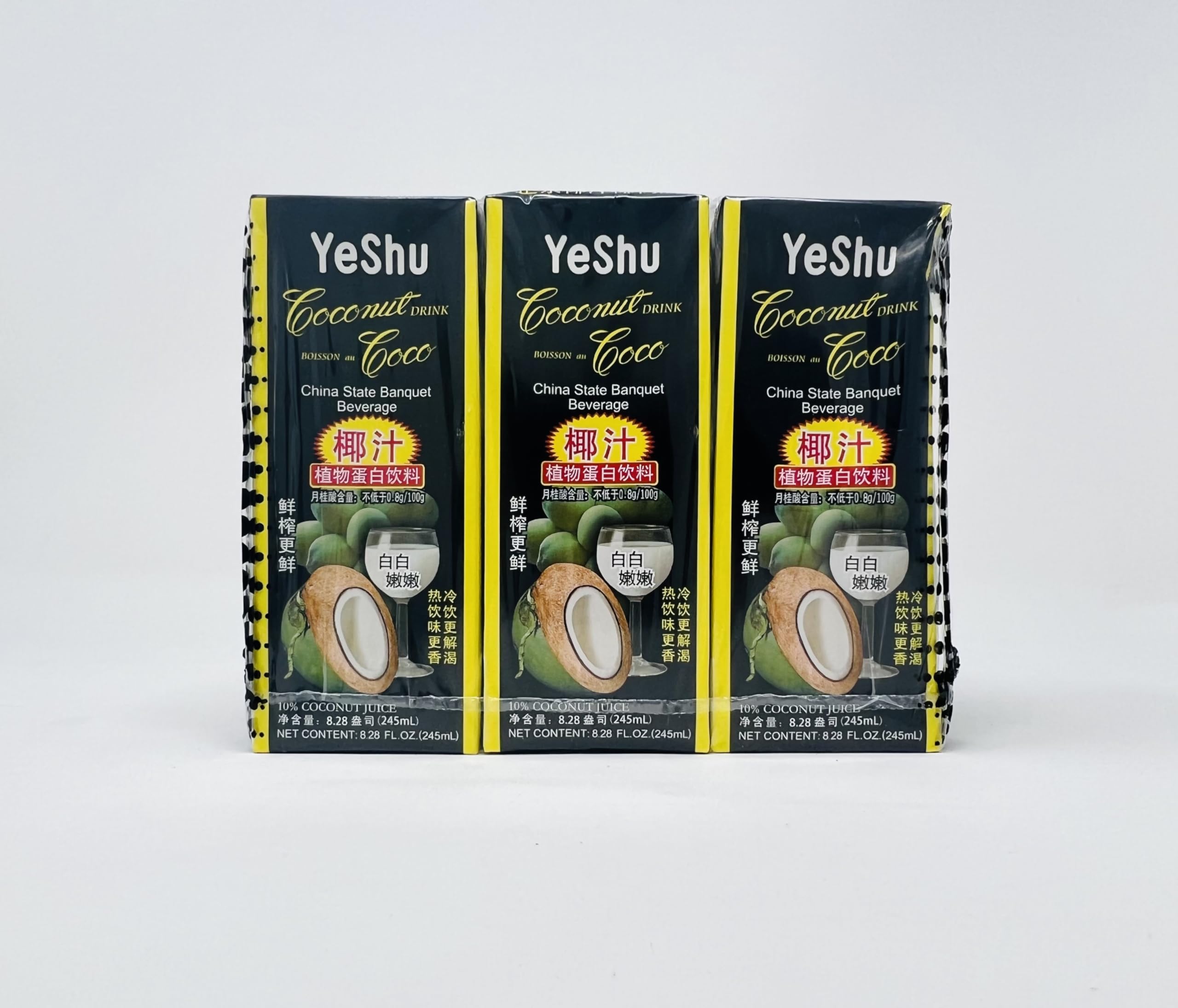YeShu Coconut Drink 245 ml (Pack of 6)