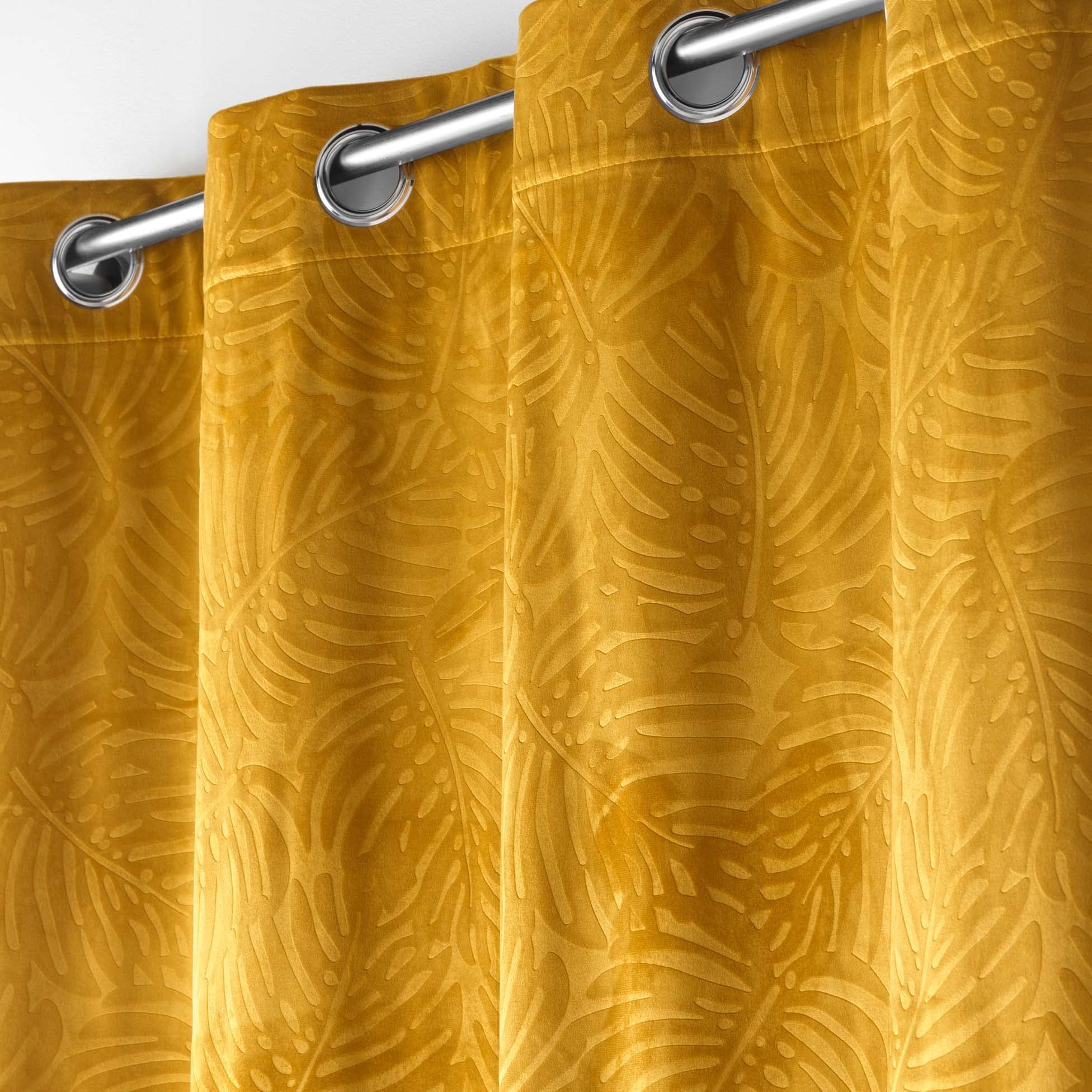 Douceur d'Intérieur, Rideau à Oeillets (140 x 240 cm) Analia Camel