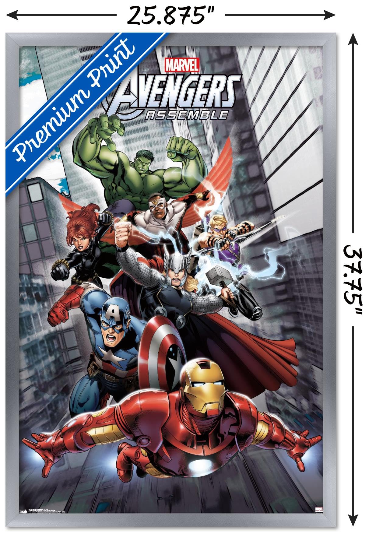 Amazon.com: Trends International 24X36 Marvel Comics Avengers