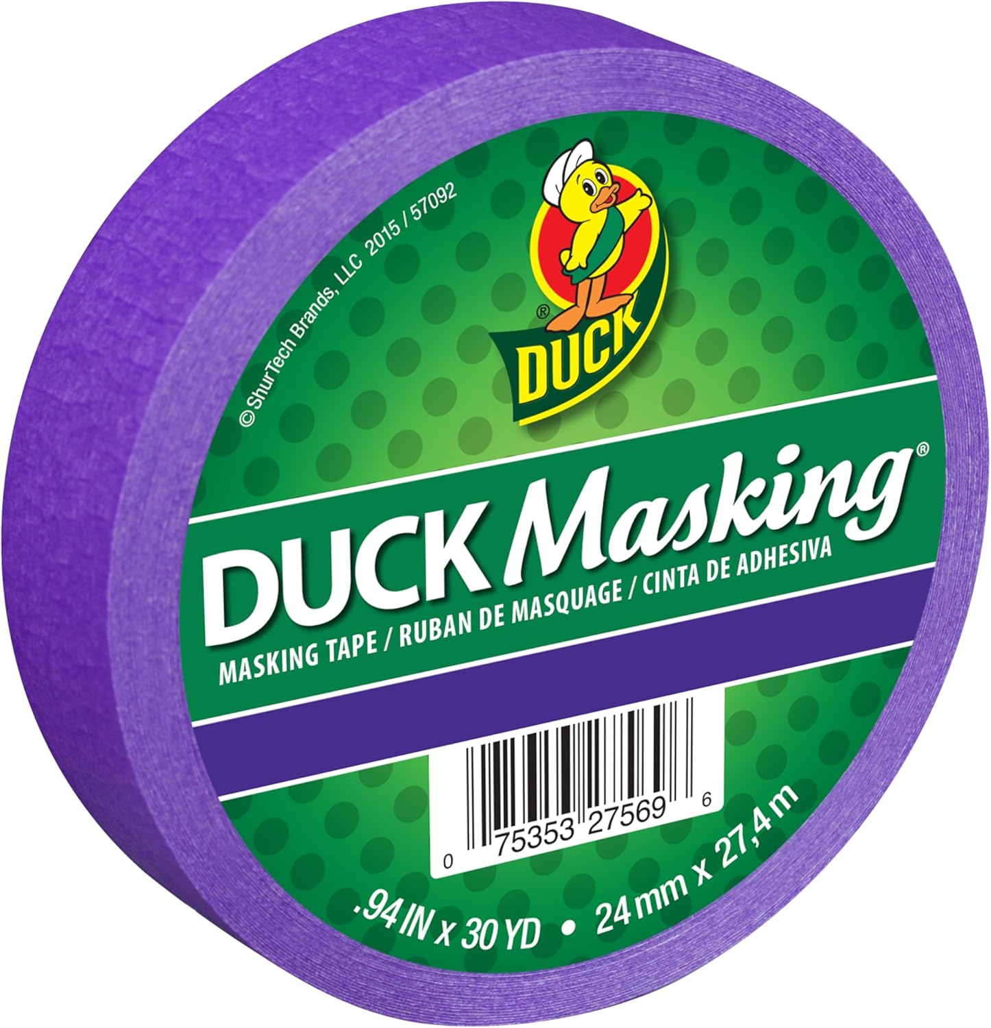 Duck Masking 240880 Purple Color Masking Tape, .94-Inch by 30 Yards - Amazon.com
