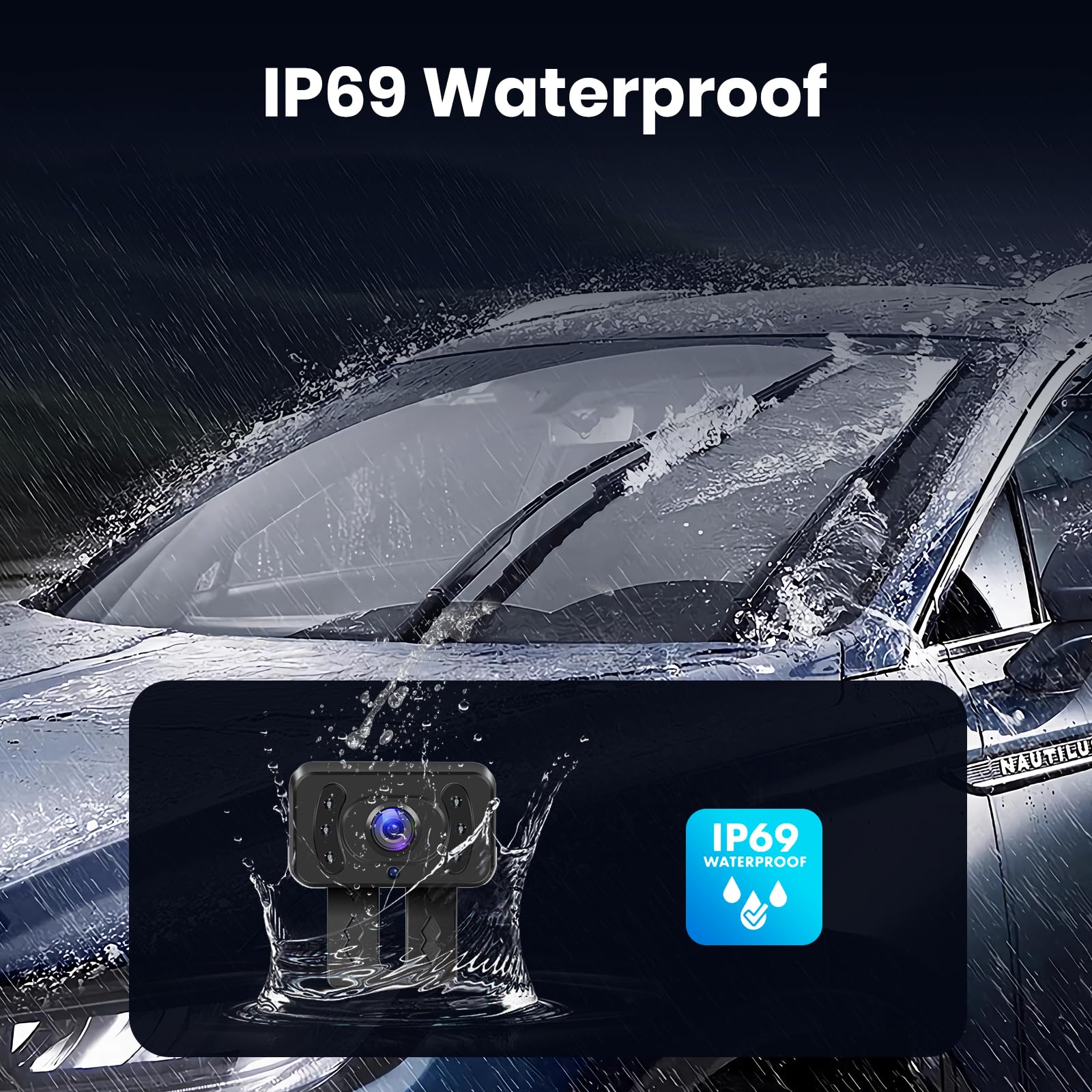 Telecamera Posteriore Wireless Con Schermo 5" IPS - Impermeabile IP69, Visione Notturna, Guida DIY - Foto 3