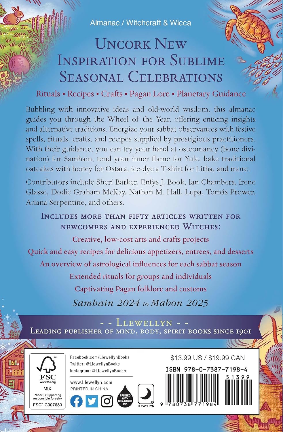 Llewellyn's 2025 Sabbats Almanac: Samhain 2024 to Mabon 2025 (Llewellyn's 2025 Calendars, Almanacs & Datebooks, 11) - Image 2