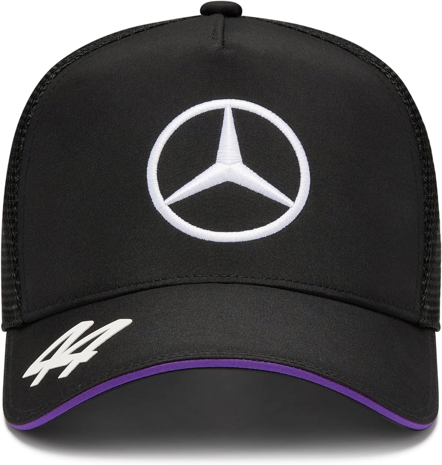 F1 2024 Lewis Hamilton Driver Trucker Hat - Black - One Size Fits Most