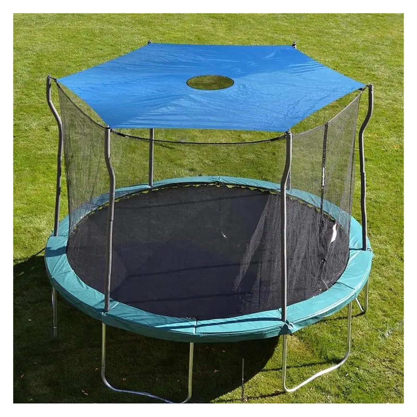 Colchoneta Recambio Exterior Trampolín Cubierta De Sombra para Trampolín, Impermeable, Oxford, Parasol para Trampolín para Exteriores, Anti-UV, Accesorios De Lona para Verano Caluroso