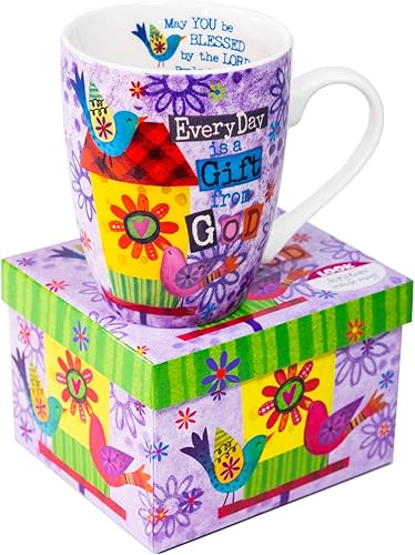 Divinity Boutique Birdhouse - Tazas en caja, 12 onzas