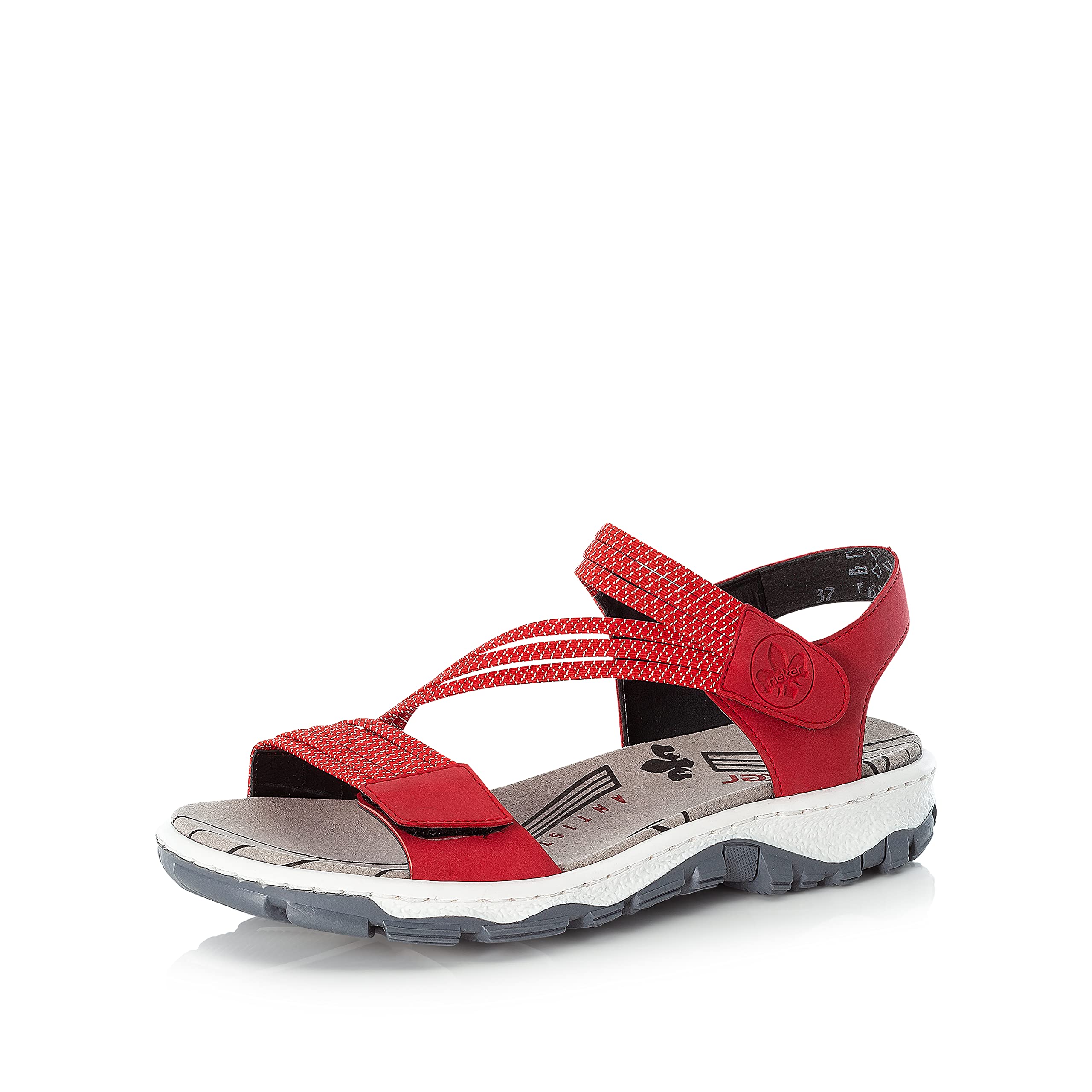 Rieker Women's 68871 Trekking Sandals, Red Red 33, 8 UK Narrow