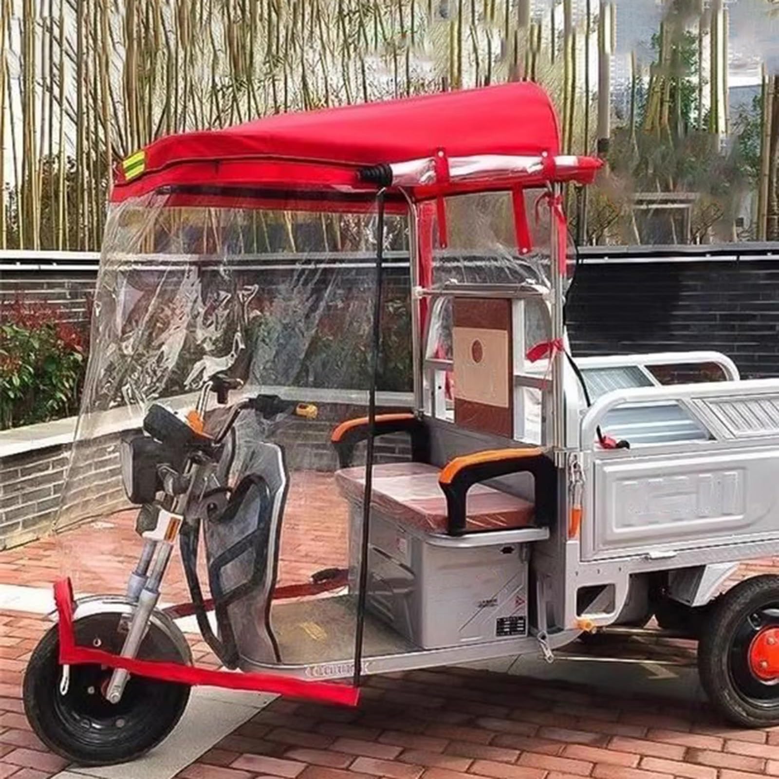Housse de pluie pour tricycle électrique pour protéger votre véhicule en extérieur