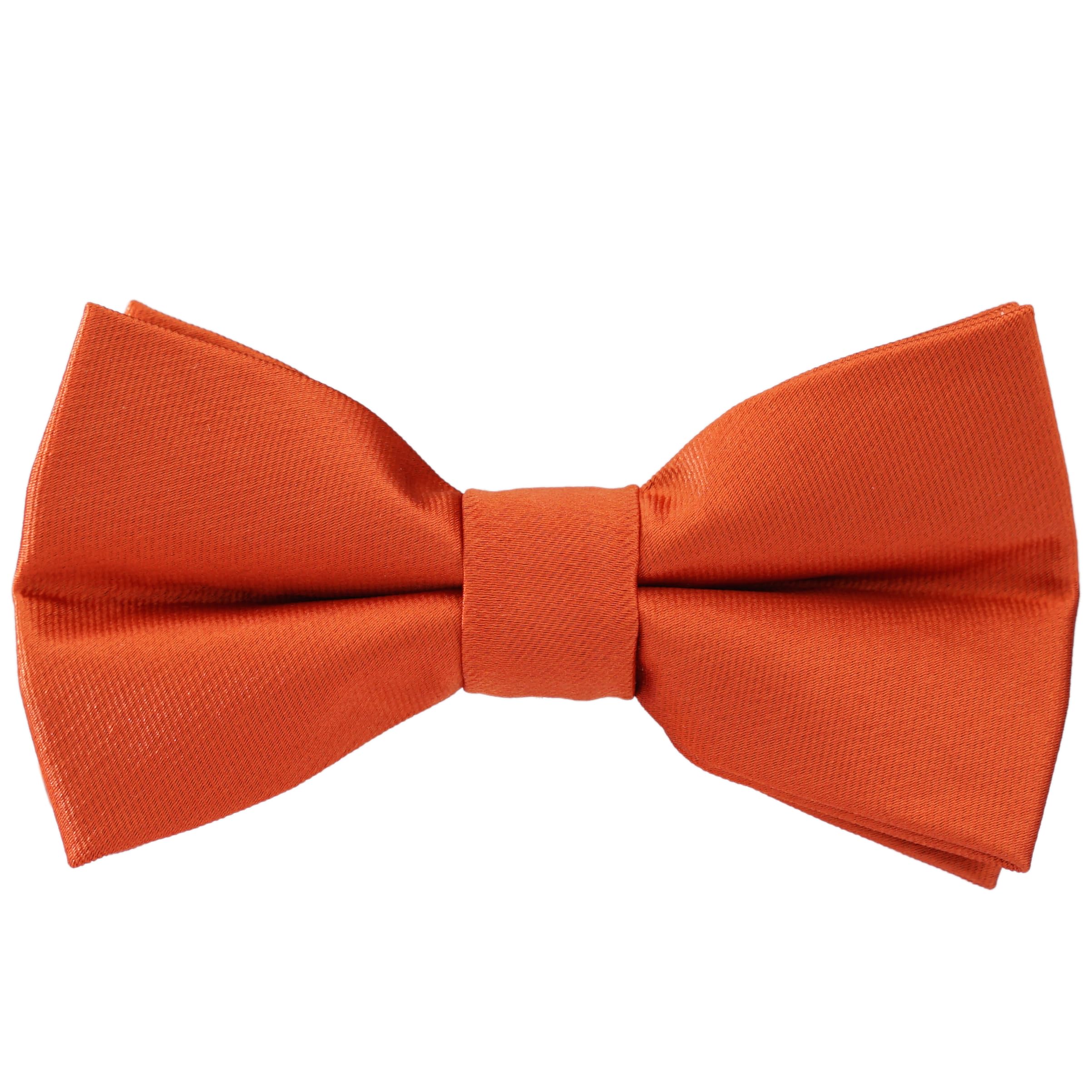 Pre-Tied Adjustable Solid Tuxedo Bow Tie for Boys and Men