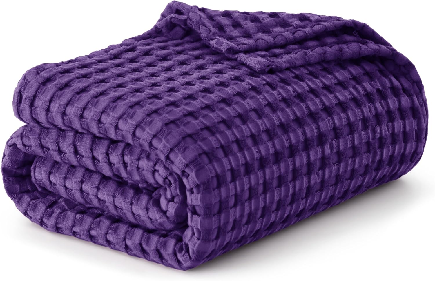 Bedsure Cooling Cotton Waffle King Size Blanket