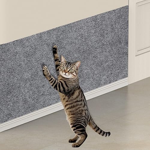 Miniatura 33 de Anit - Protector de muebles de sofá para gatos, 78.7 x 15.8 pulgadas, tapete rascador de esquina de pared de gato, tapete rascador de bricolaje para