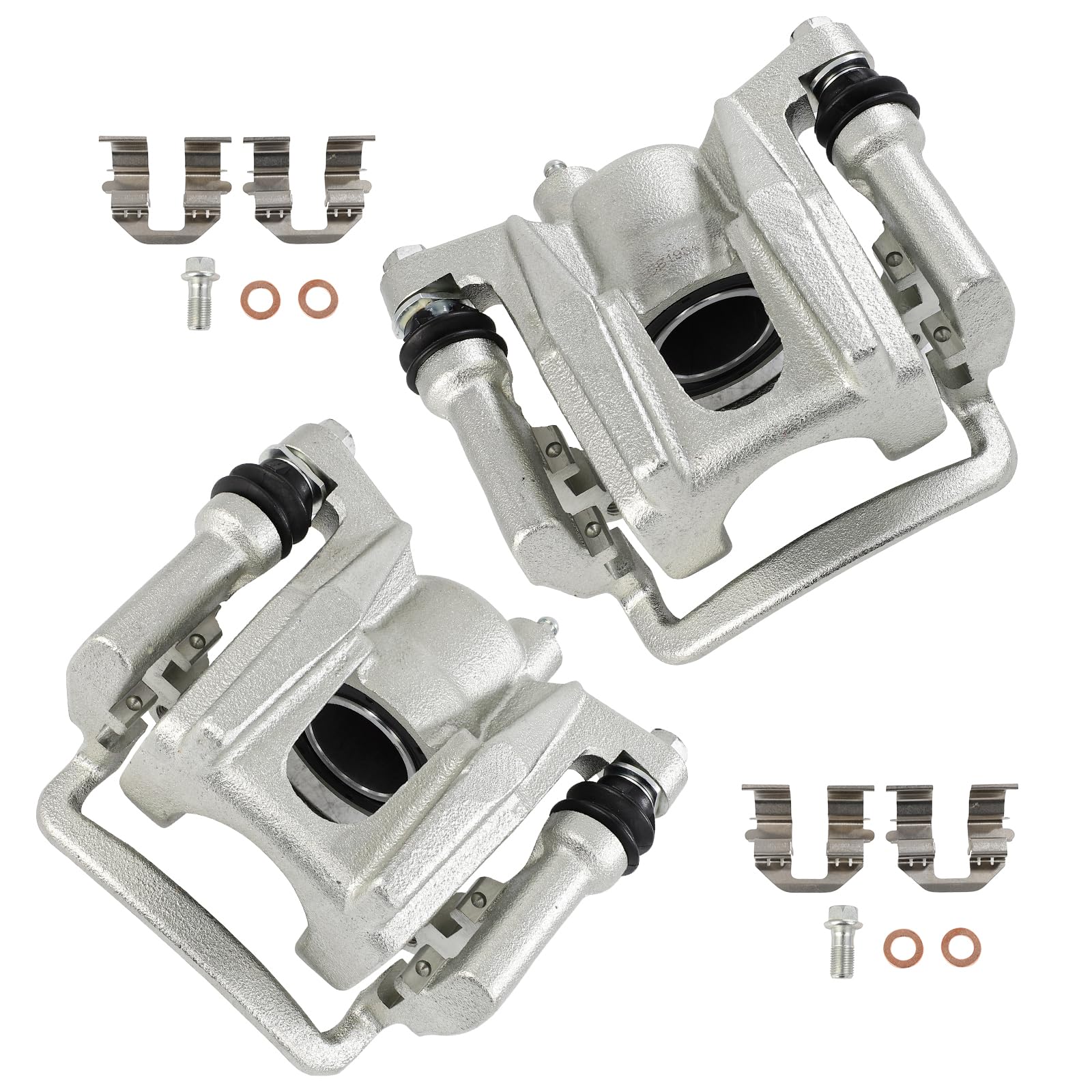 cciyu Rear Left &amp; Right Disc Brake Calipers With Bracket 19B6035 19B6034
