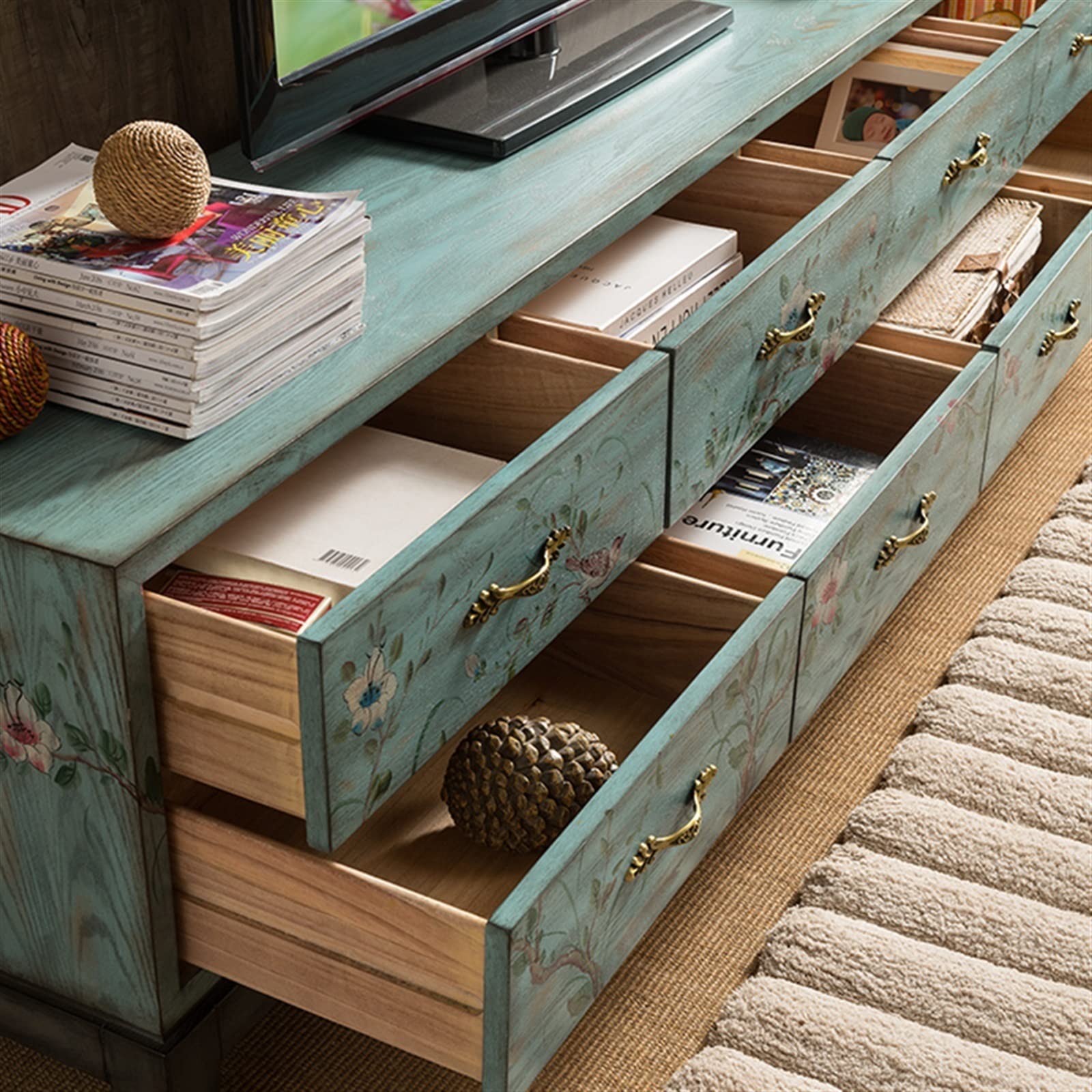 アンティークTV Signature Design by Ashley Home Entertainment Rencott 80