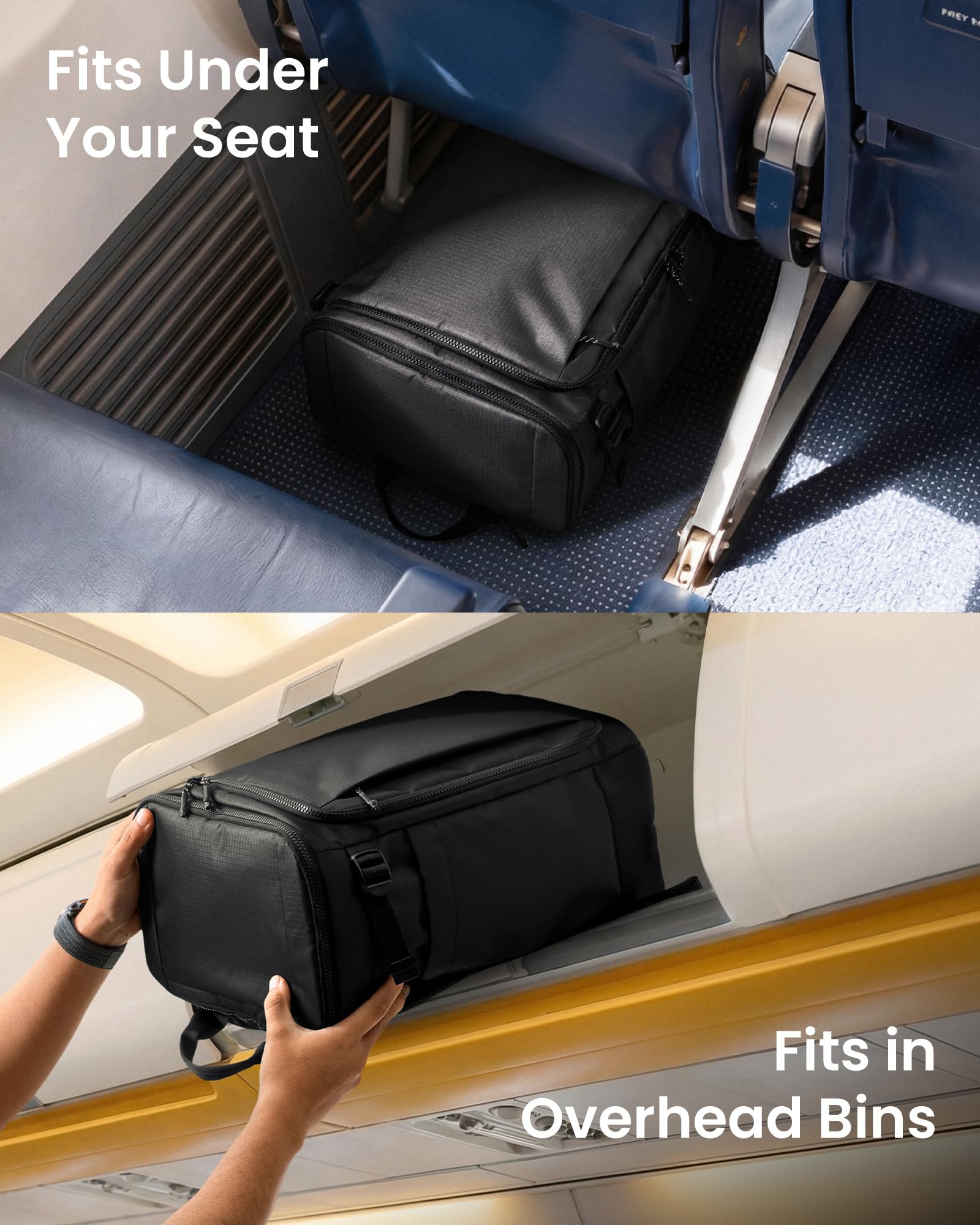 tomtoc plecak podreczny Ryanair 40x30x20 rozkladany podrozny mezczyzn