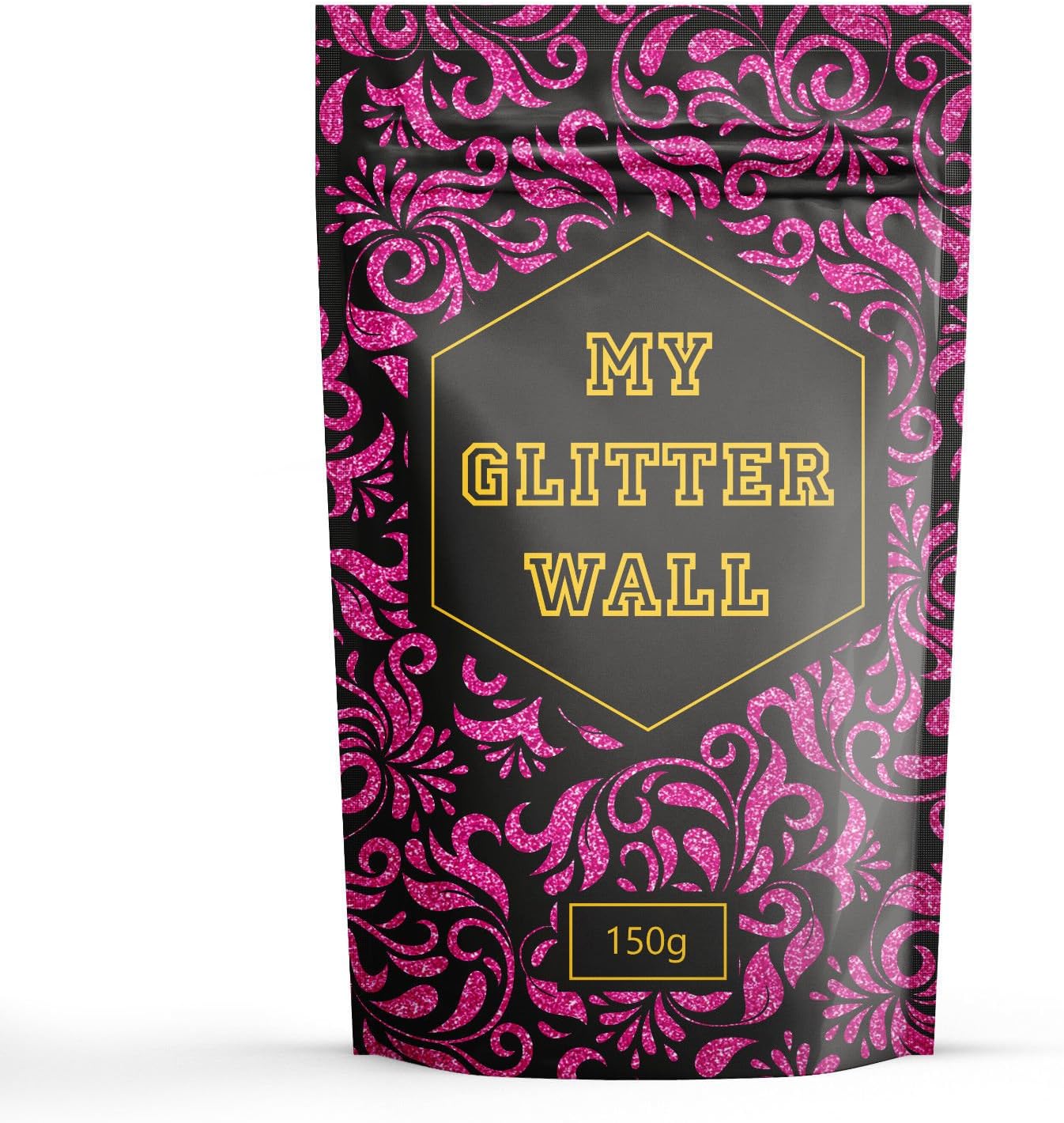 Hot Pink 150G MyGlitterWall Glitter for Emulsion Paint Glittery Wall