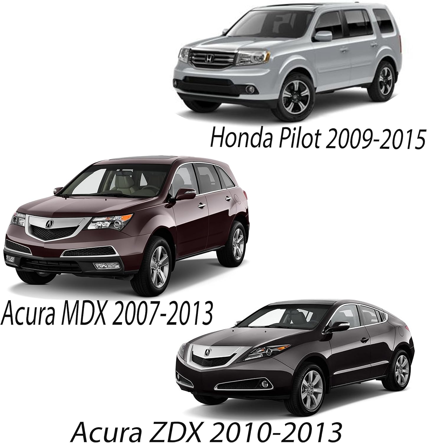 6PC Front and Rear Sway Bar Links + Front Bushings FITS 2009-2015 Honda Pilot 2007-2013 Acura MDX 2010-2013 ZDX