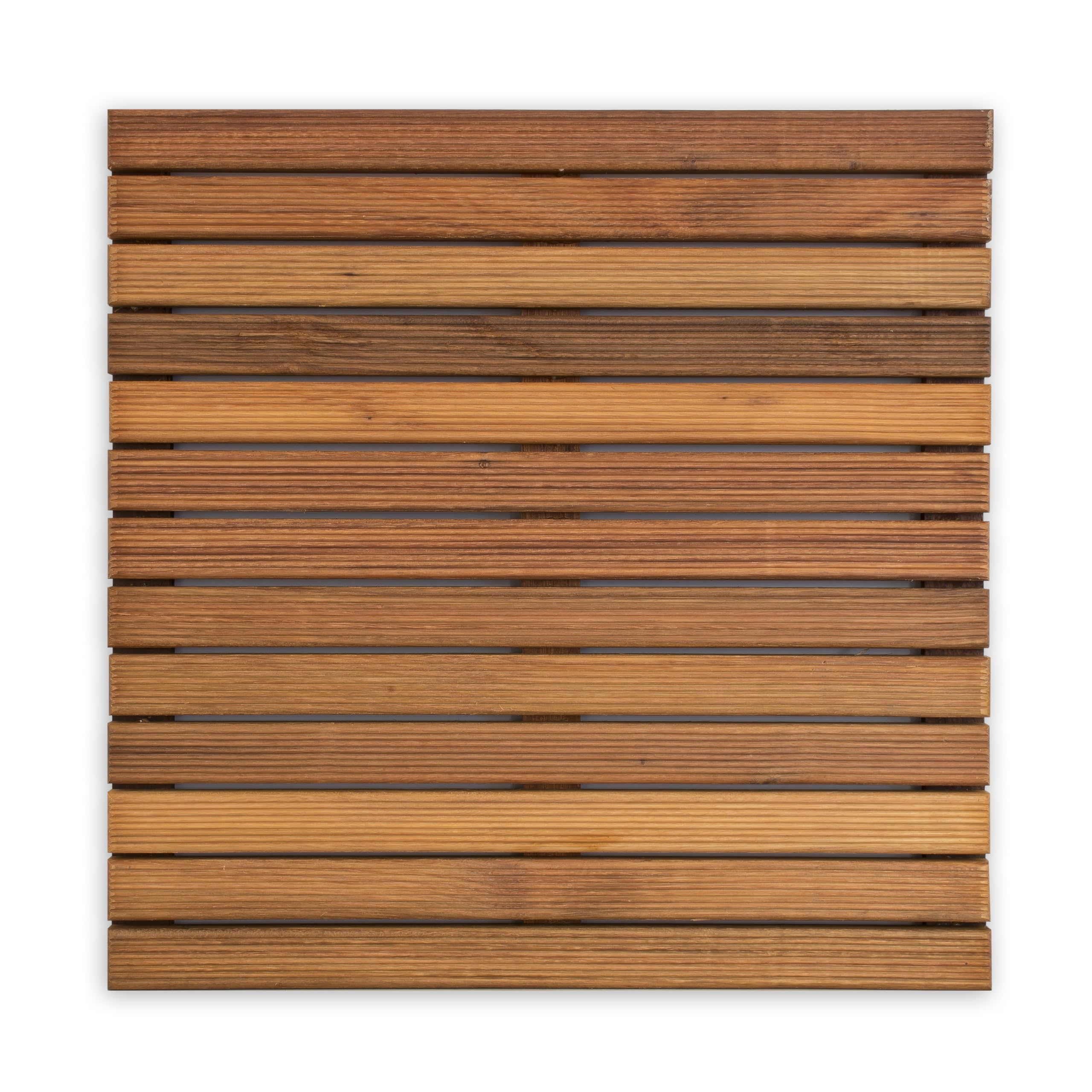 Loseta rígida en madera de TALI tratada con aceite vegetal protector - Suelo exterior (Pack de 1 unidad)