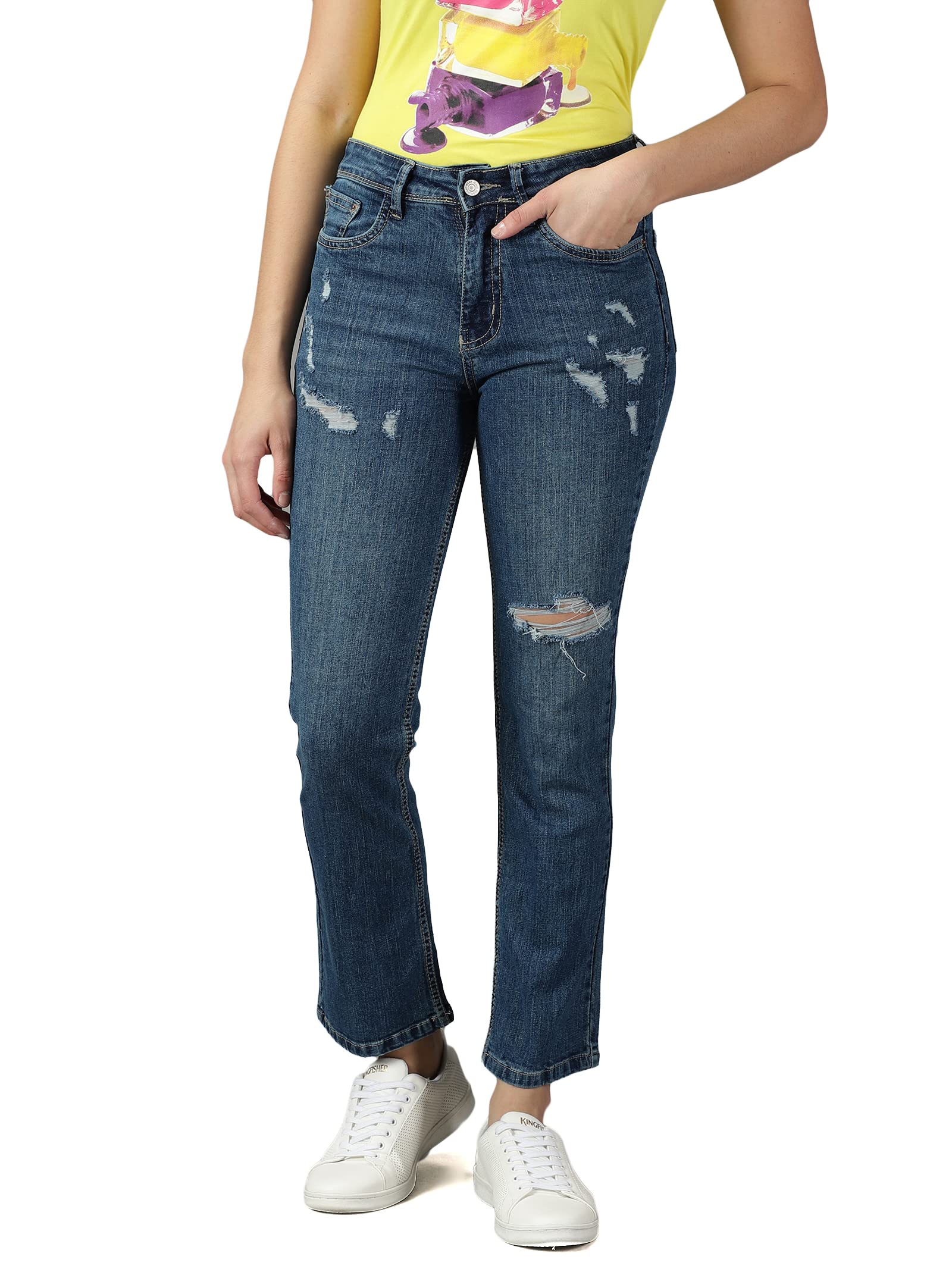 Women Regular Fit Jeans | Denim Jeans for Womens | Mid-Rise Regular Length Jeans for Women's-image-38