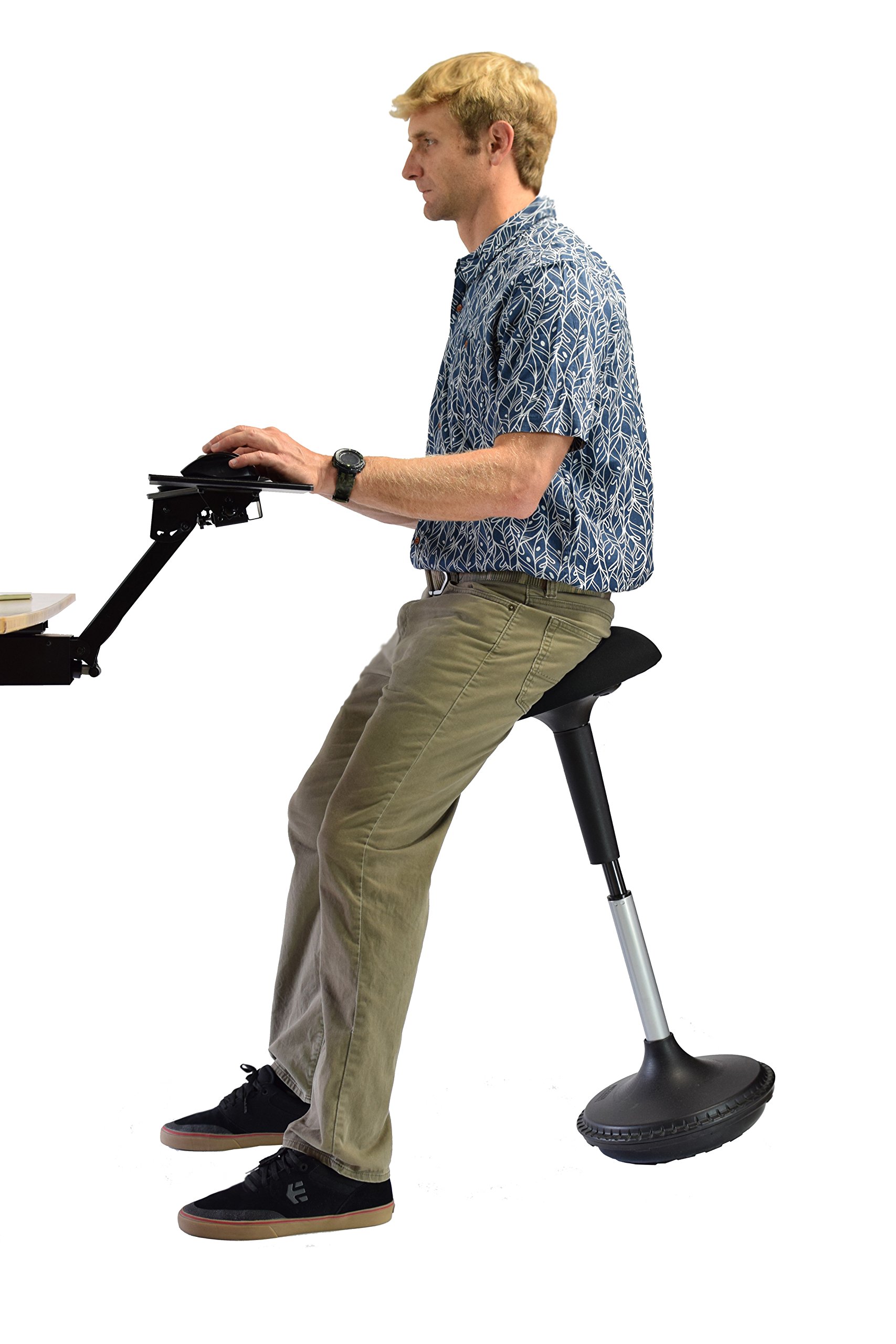 Wobble Stool Standing Desk Chair Ergonomic Tall Adjustable Height sit