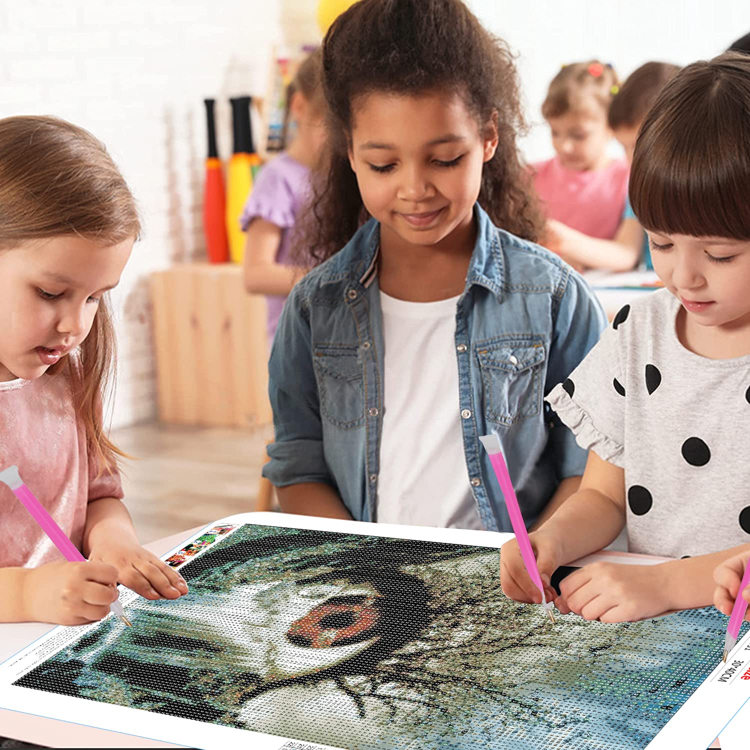 SJUTOUCI Kit De Peinture Diamant Pour Adultes, Kit D'art Diamant Pour