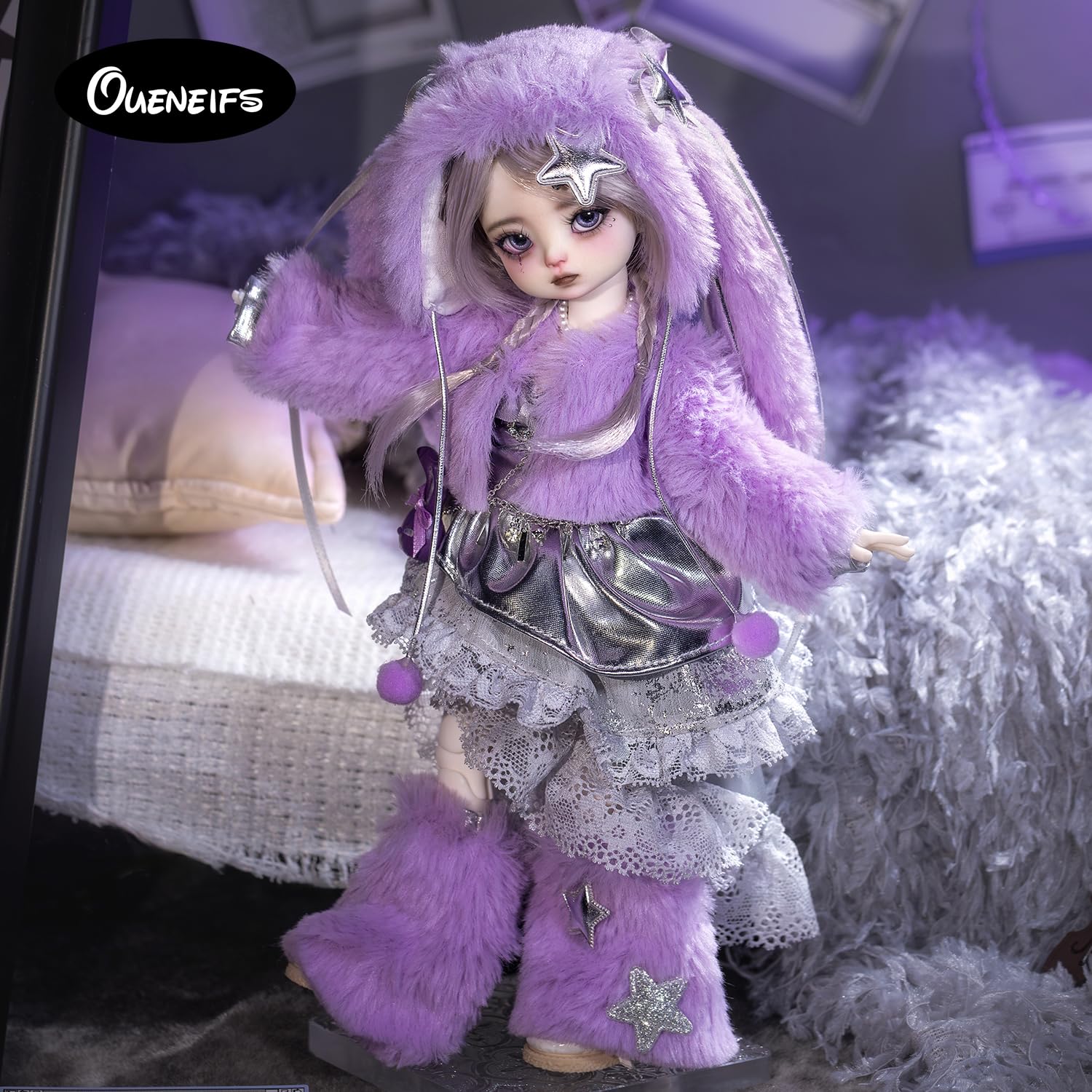 Oueneifs 1/6 Rintybjd Fullset A Bjd Puppe Harz Spielzeug für 15+ Jahre alt