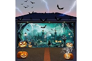 Halloween Garage Door Murals Banner