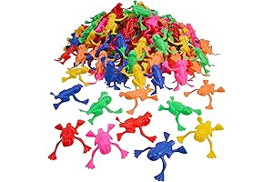 Mega Pack of Jump n Leap Plastic Fake Frogs