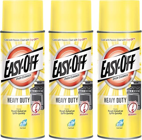 Easy Off Limpiador de horno lata de aerosol de 145 onzas paquete de 3