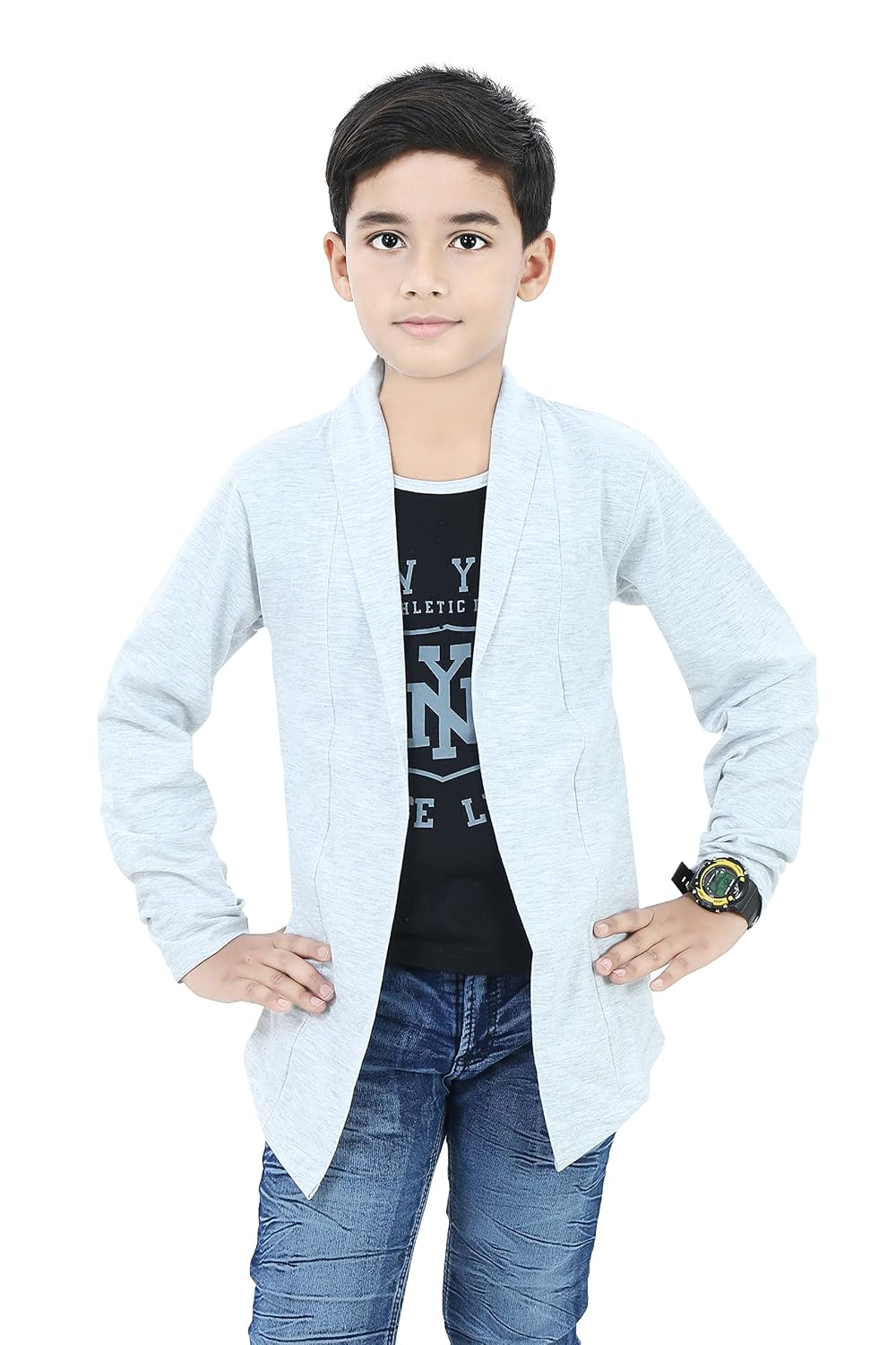 t shirt attached with jacket