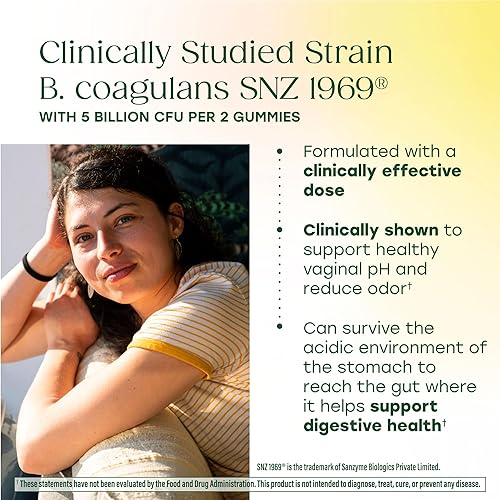 Miniatura 4 de MegaFood Gomitas probióticas + prebióticas para mujer, prebióticos y probióticos sin azúcar para mujeres, vitamina C y arándano, apoya la salud