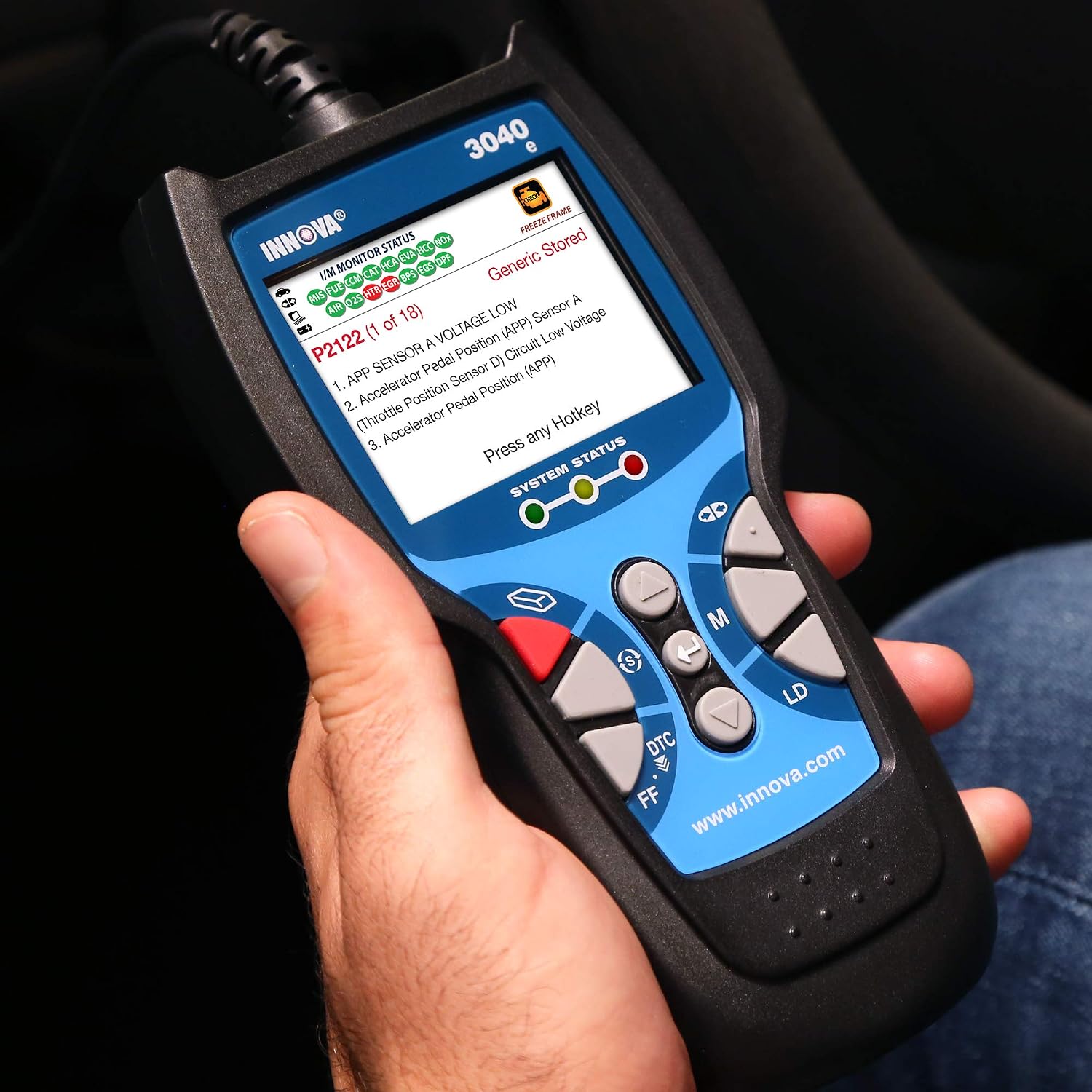 Innova 3040e Scanner / Car Code Reader with Live Data