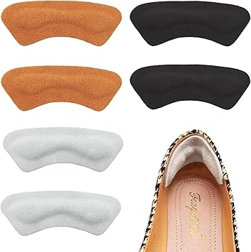 Amazon 牛革 靴擦れ防止 くつずれ防止パッド かかと かかと パカパカ防止 靴 かかと脱げ防止 靴 サイズ調整 シューズ かかとパッド 靴かかとクッション 踵 痛み軽減 3足セット 3色厚さ5mm Anacend 足用保護パッド