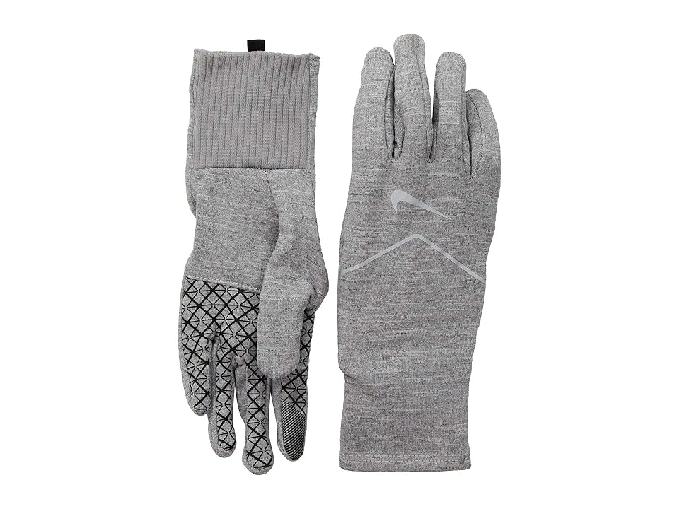 

Nike Heathered Sphere Running Gloves (Gunsmoke Heather/Atmosphere Grey/Silver) Extreme Cold Weather Gloves